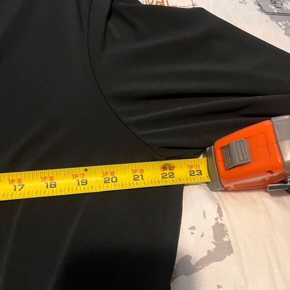 Women’s Ashley Stewart plus size maxi black wrap dress, Size 22/24, Long Sleeve - Picture 11 of 12